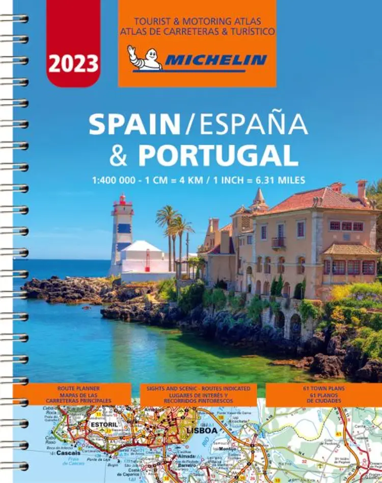 Michelin Tourist & Motoring Atlas Spain & Portugal 2023 af Michelin