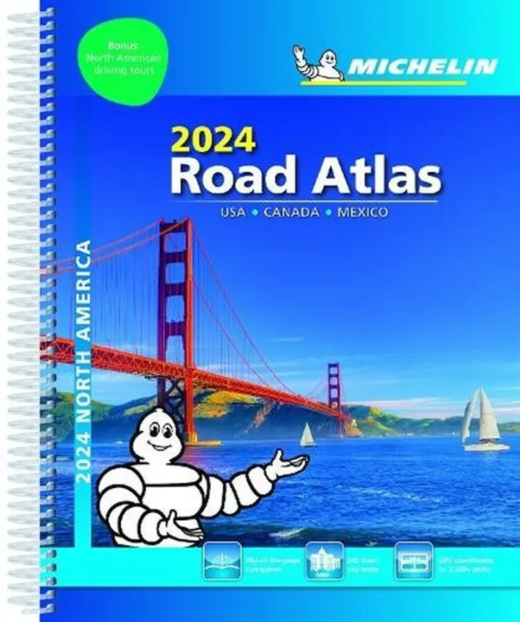 USA, Canada & Mexico, Michelin Road Atlas 2024 - Michelin af Michelin