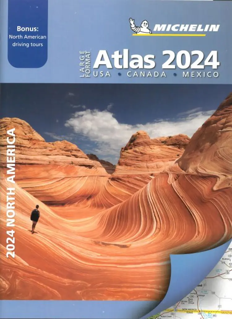 USA, Canada & Mexico 2024, Michelin LARGE Format Atlas - Michelin af Michelin