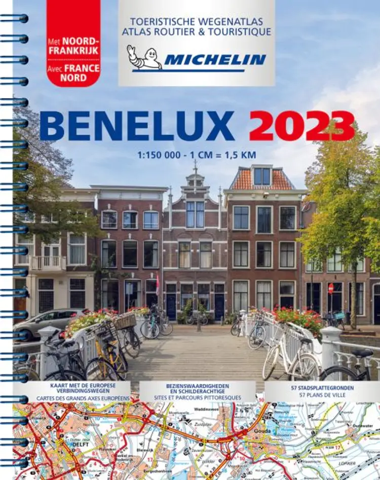 Michelin Tourist & Motoring Atlas Benelux & North of France 2023 af Michelin