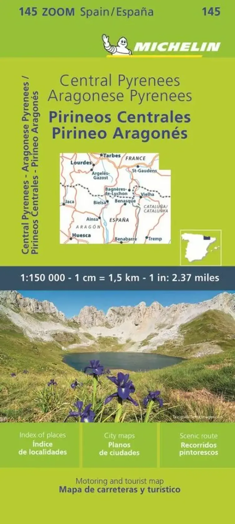Michelin Pyrenees Central - Zoom Map 145 af Michelin