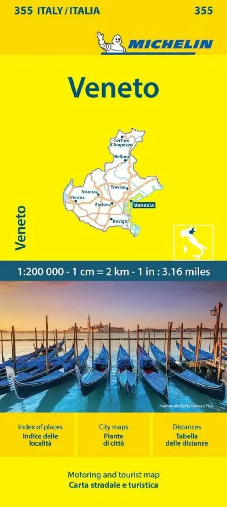 Italy Blad 355: Veneto af Michelin