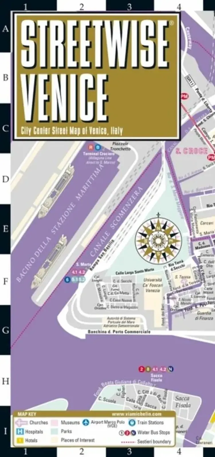 Venice Streetwise Map (Laminated) af Michelin