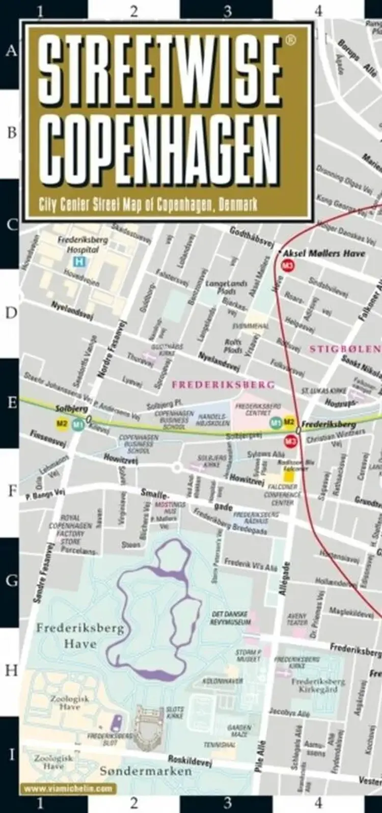 Copenhagen Streetwise Map (Laminated) af Michelin