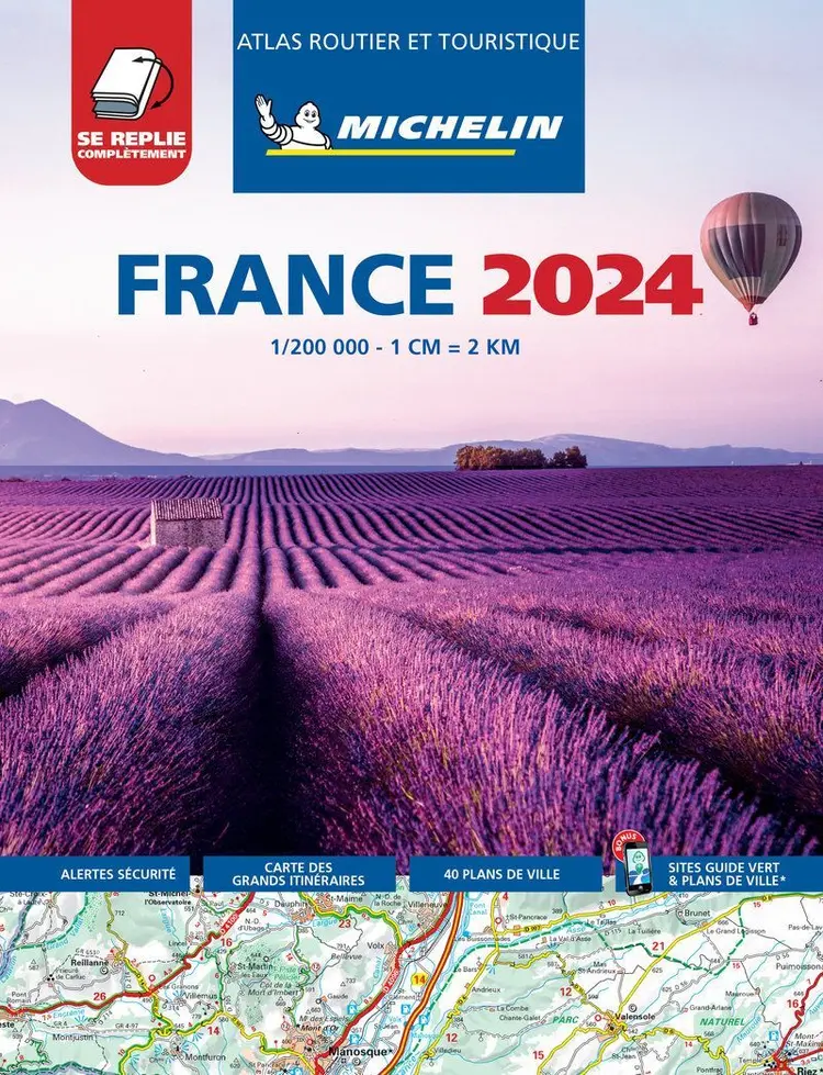 France 2024, Michelin Tourist & Motoring Atlas (Multi-flex) - Michelin af Michelin
