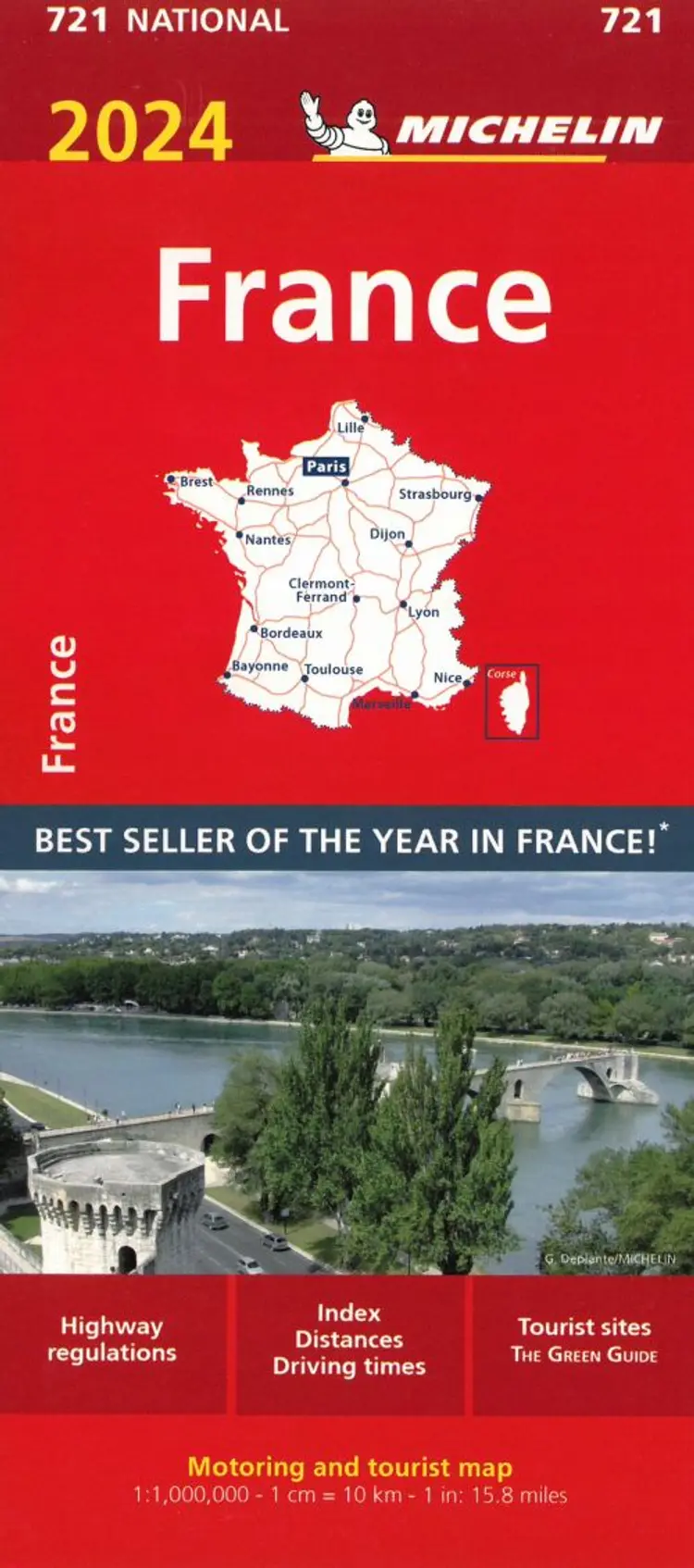 France 2024, Michelin National Map 721 - Michelin af Michelin