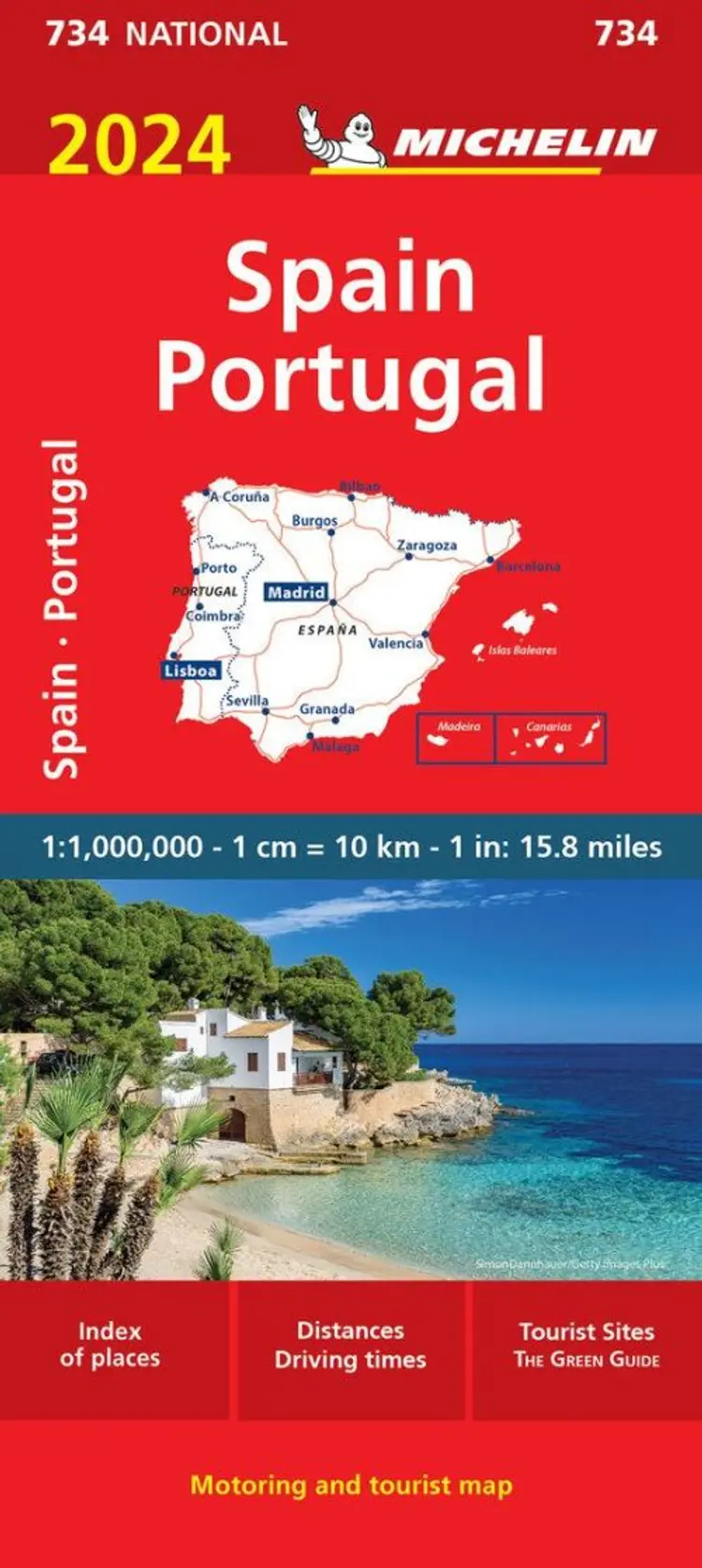 Spain & Portugal 2024, Michelin National Map 734 - Michelin af Michelin