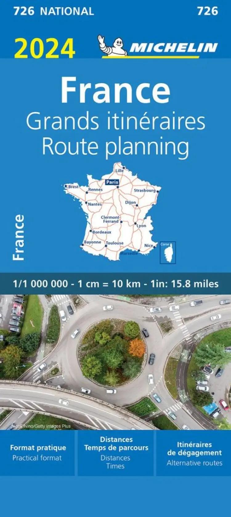 France Route Planning 2024, Michelin National Map 726 - Michelin af Michelin