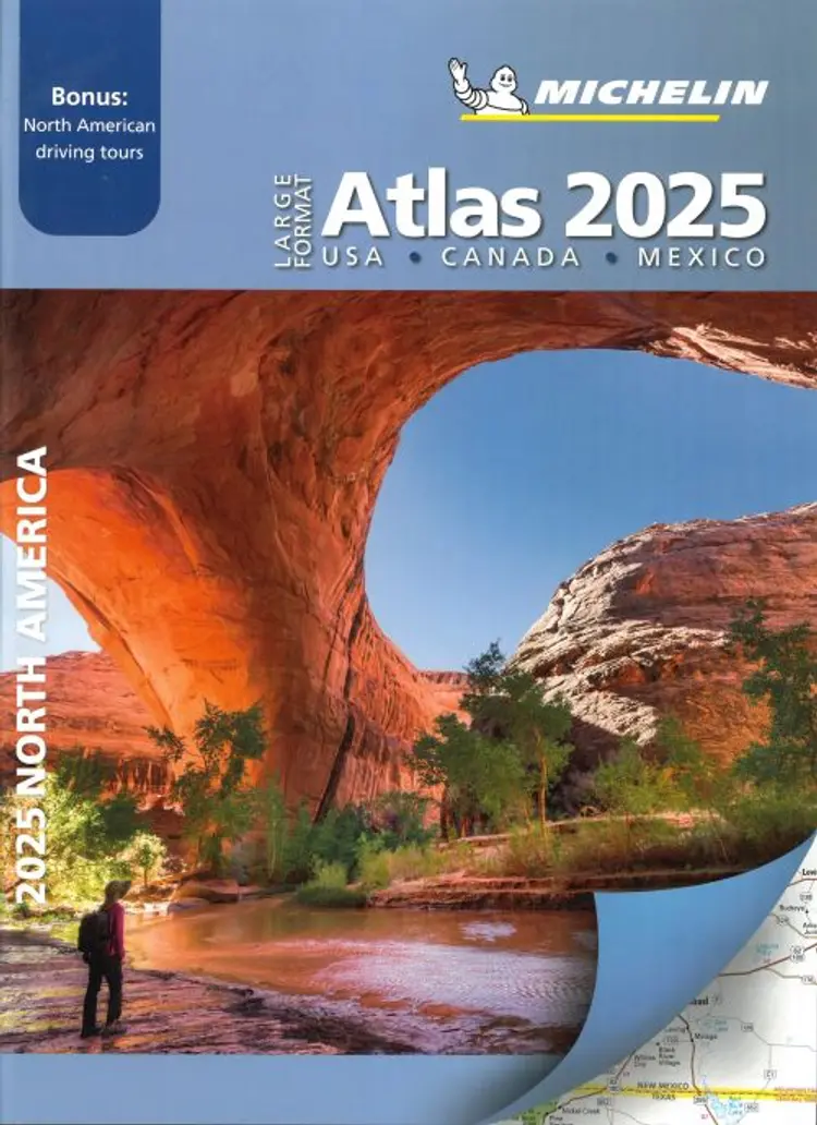 USA, Canada & Mexico 2025, Michelin LARGE Format Atlas af Michelin