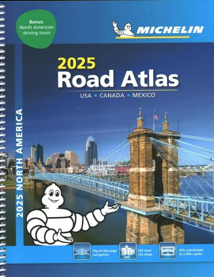 Michelin Road Atlas USA, Canada & Mexico 2025 af Michelin