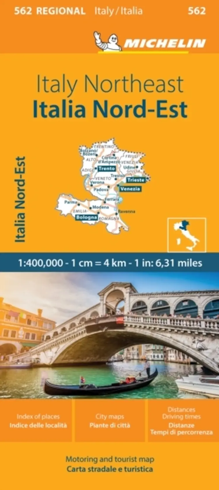 Michelin Italy Blad 562: Northeast - Michelin af Michelin