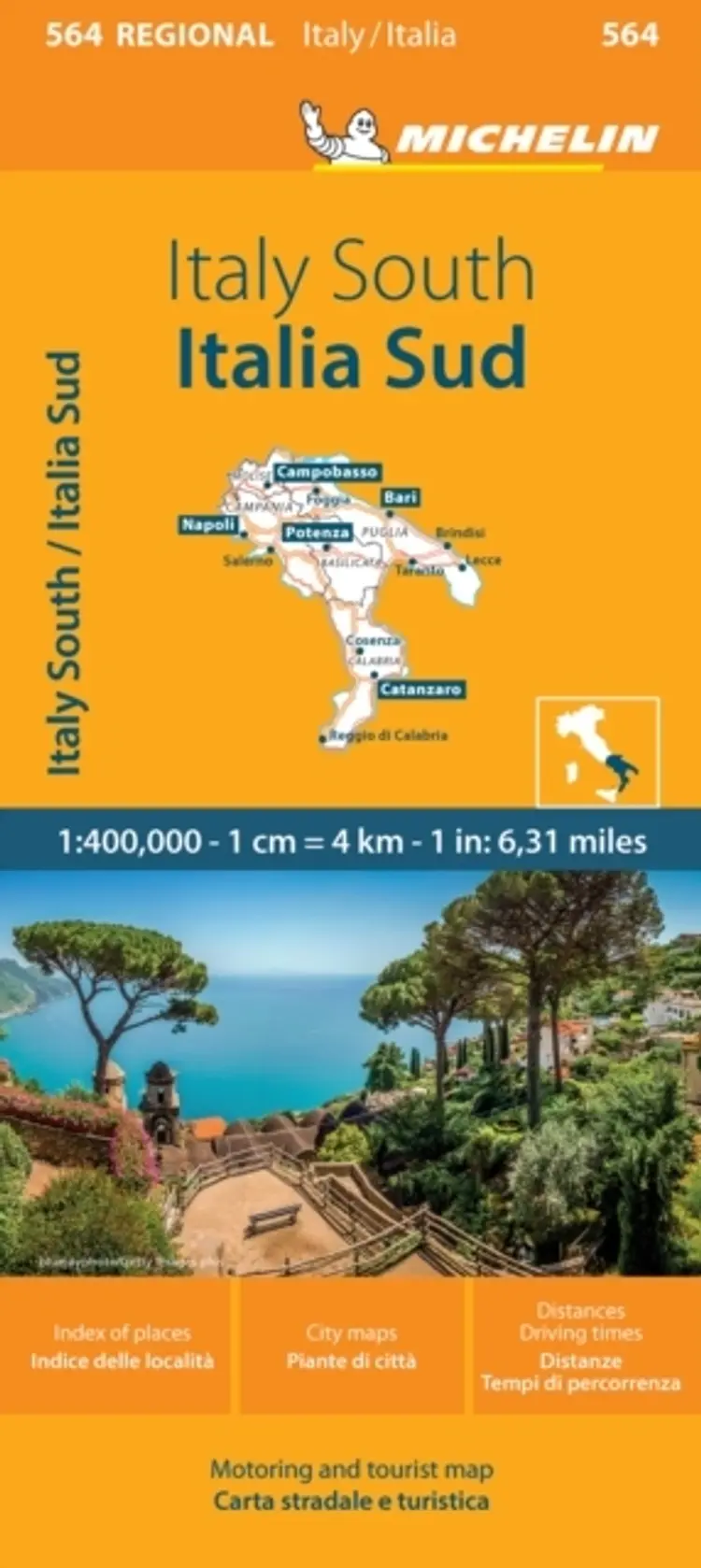 Italy South - Michelin Regional Map 564Map - Michelin af Michelin