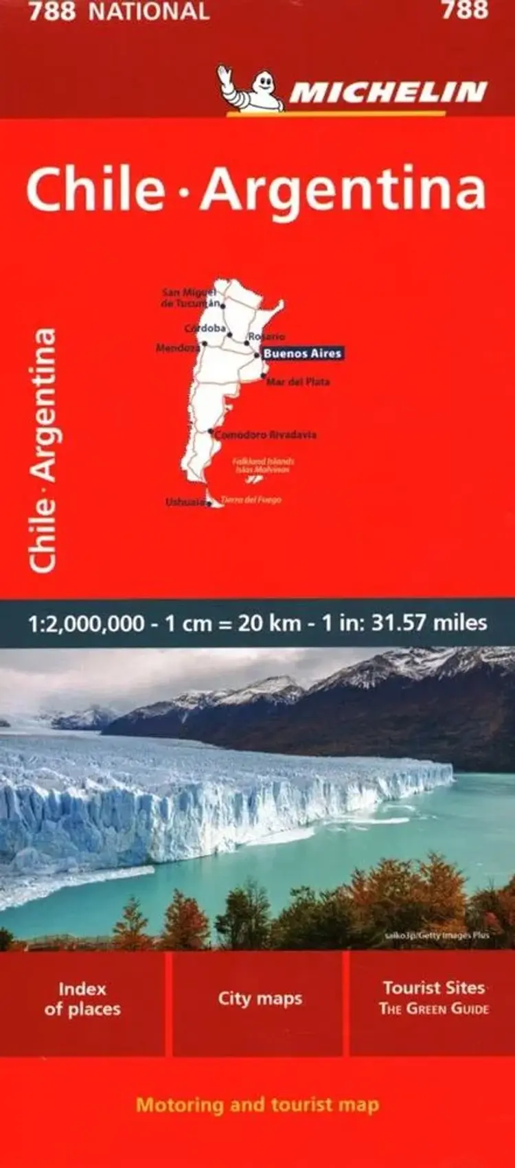 Chile Argentina, Michelin National Map 788 - Michelin af Michelin