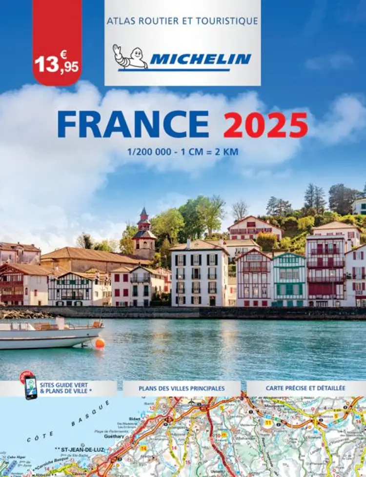 France 2025 - Atlas paperback af Michelin