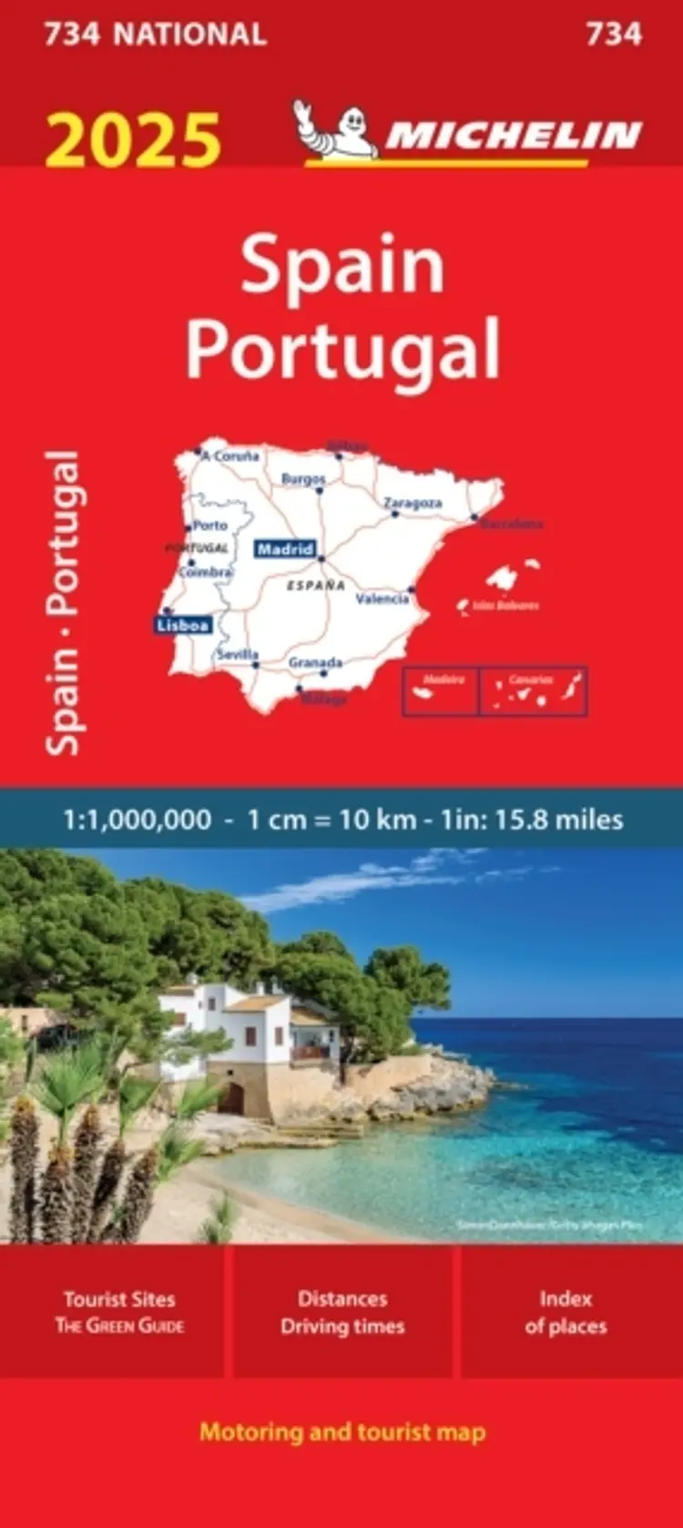Spain & Portugal 2025 - Michelin National Map 734 af Michelin