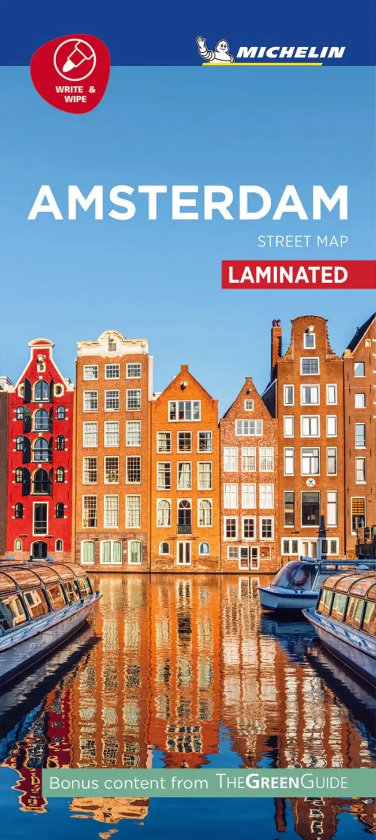Amsterdam Street Map Laminated af Michelin