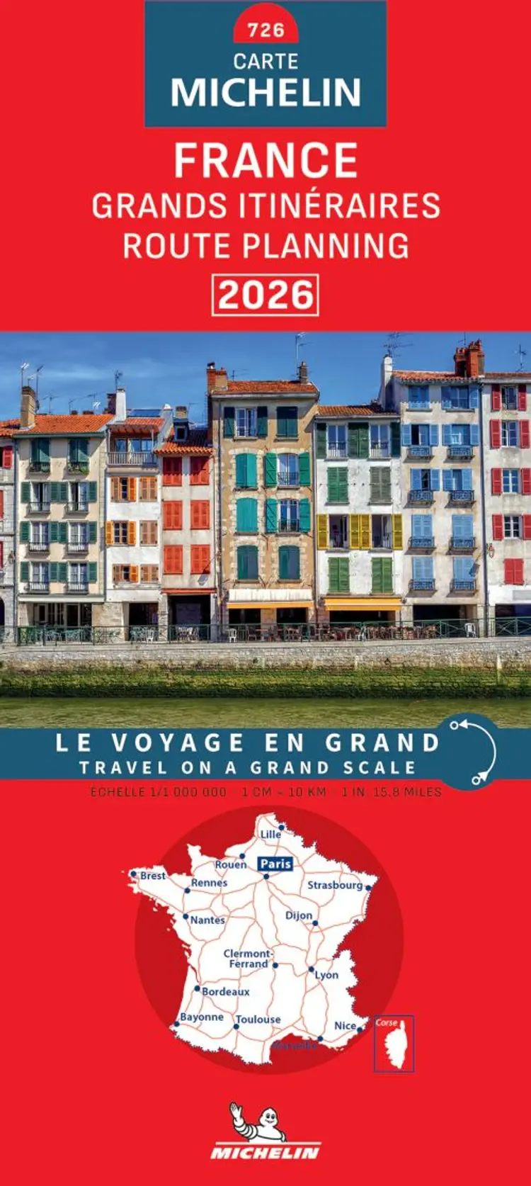 France Route Planning 2020, Michelin National Map 726 af Michelin