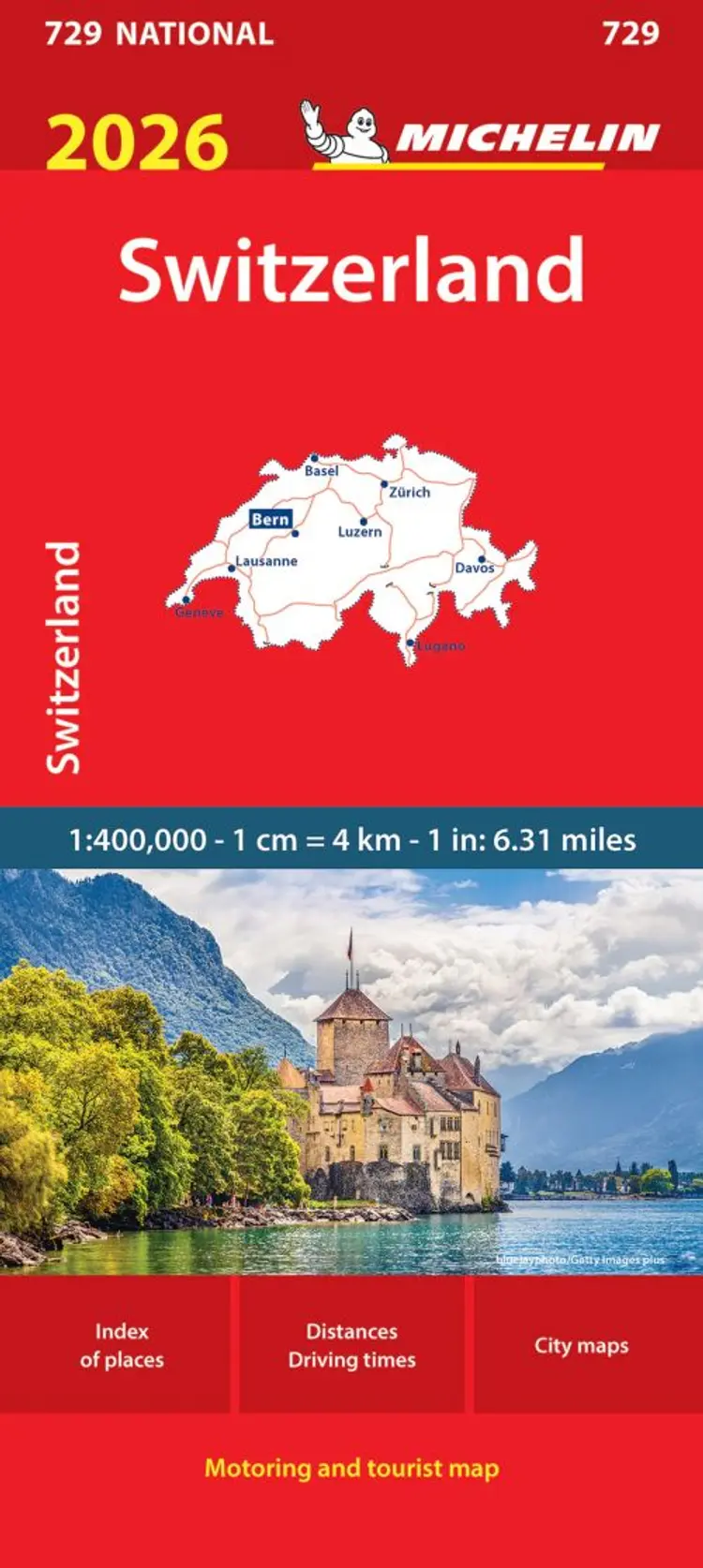 Switzerland 2026, Michelin National Maps 729 af Michelin
