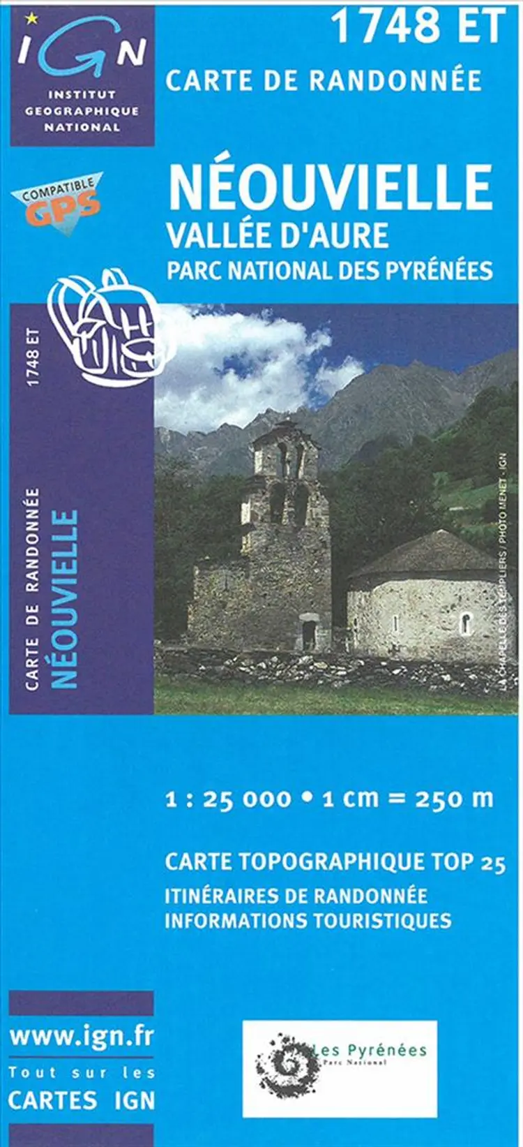 Néovielle - Vallée d´Aure - Parc National des Pyrénées af IGN