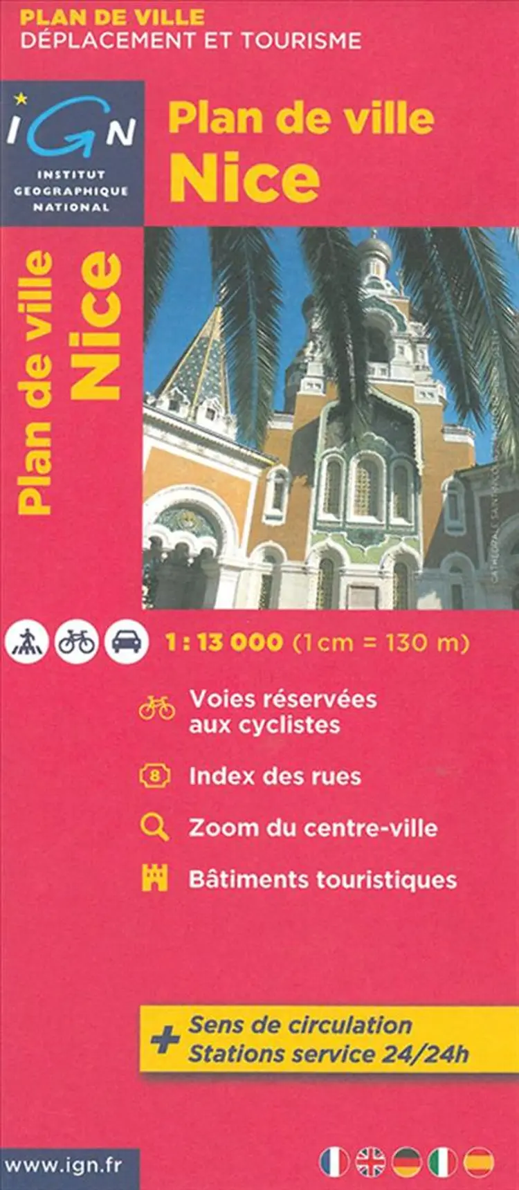 Nice: Plan de Ville af IGN
