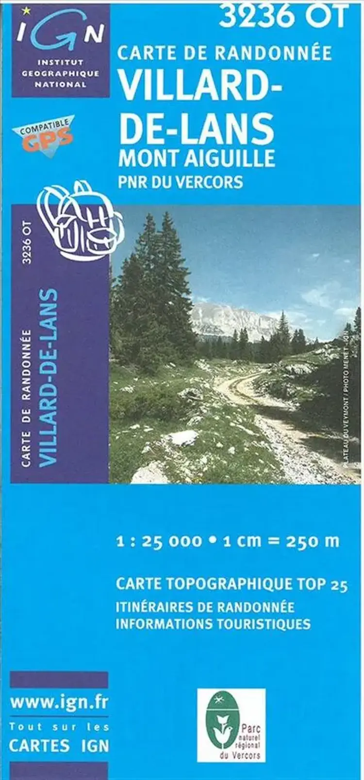 Villard-de-Lans - Mont Aiguille, Parc National du Vercors af IGN