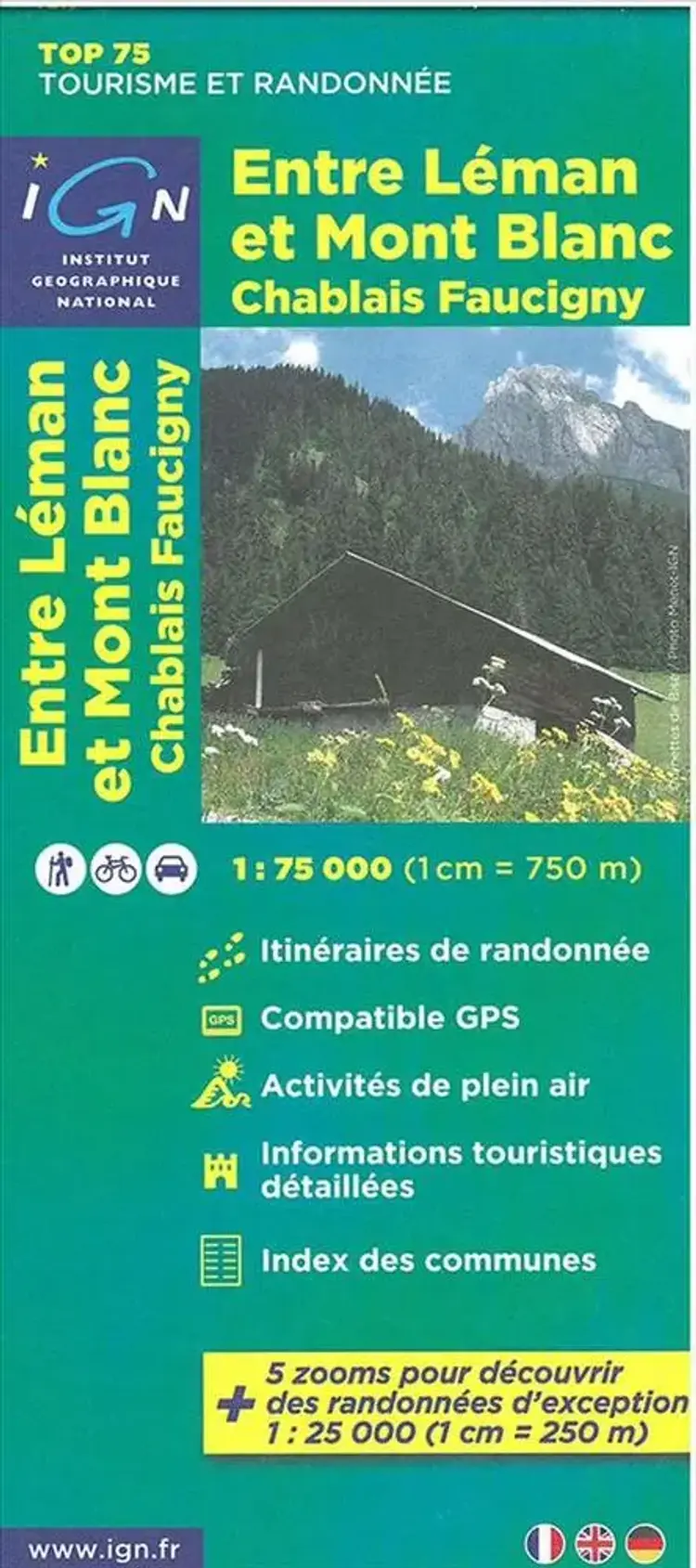 TOP75: 75007 Entre Leman & Mont Blanc: Chablis Faucigny af IGN