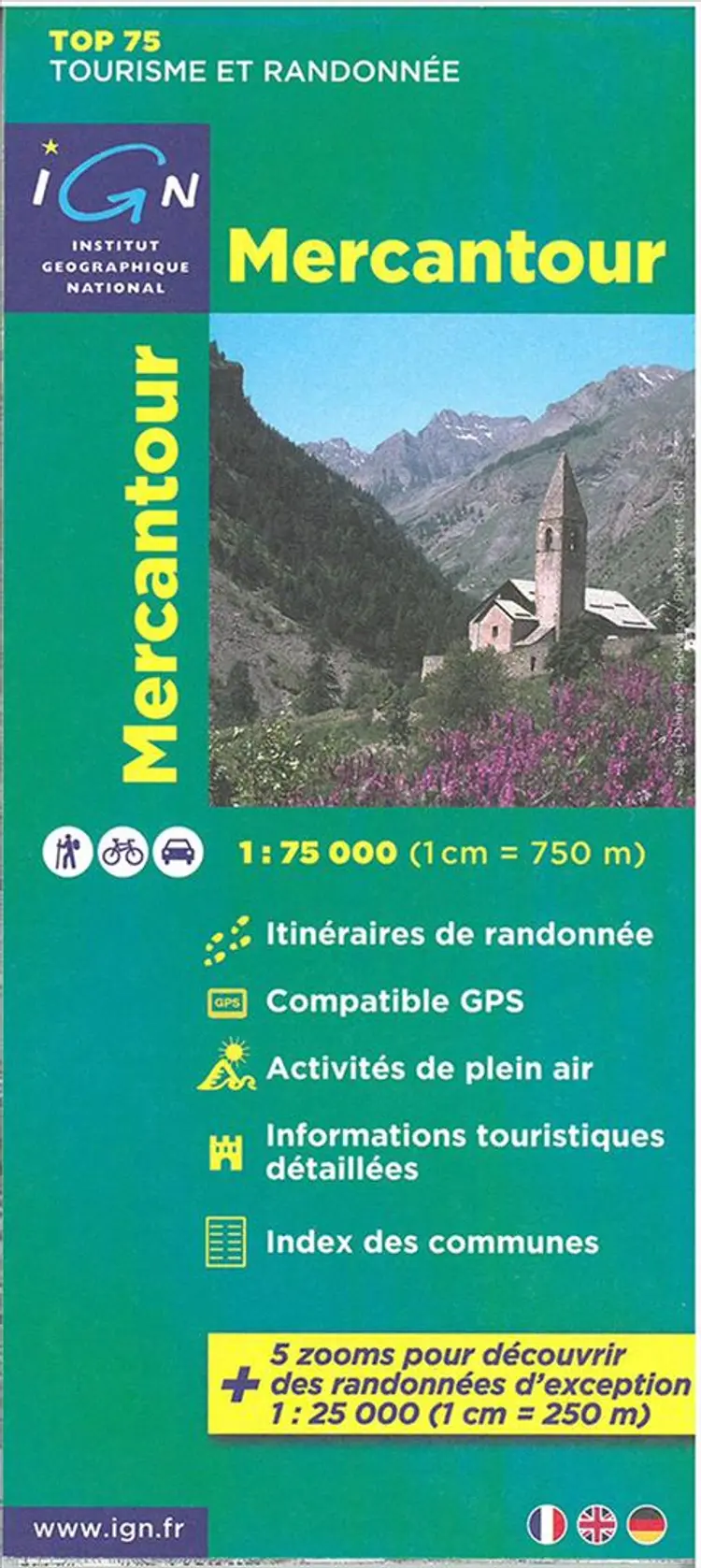 Mercantour af IGN