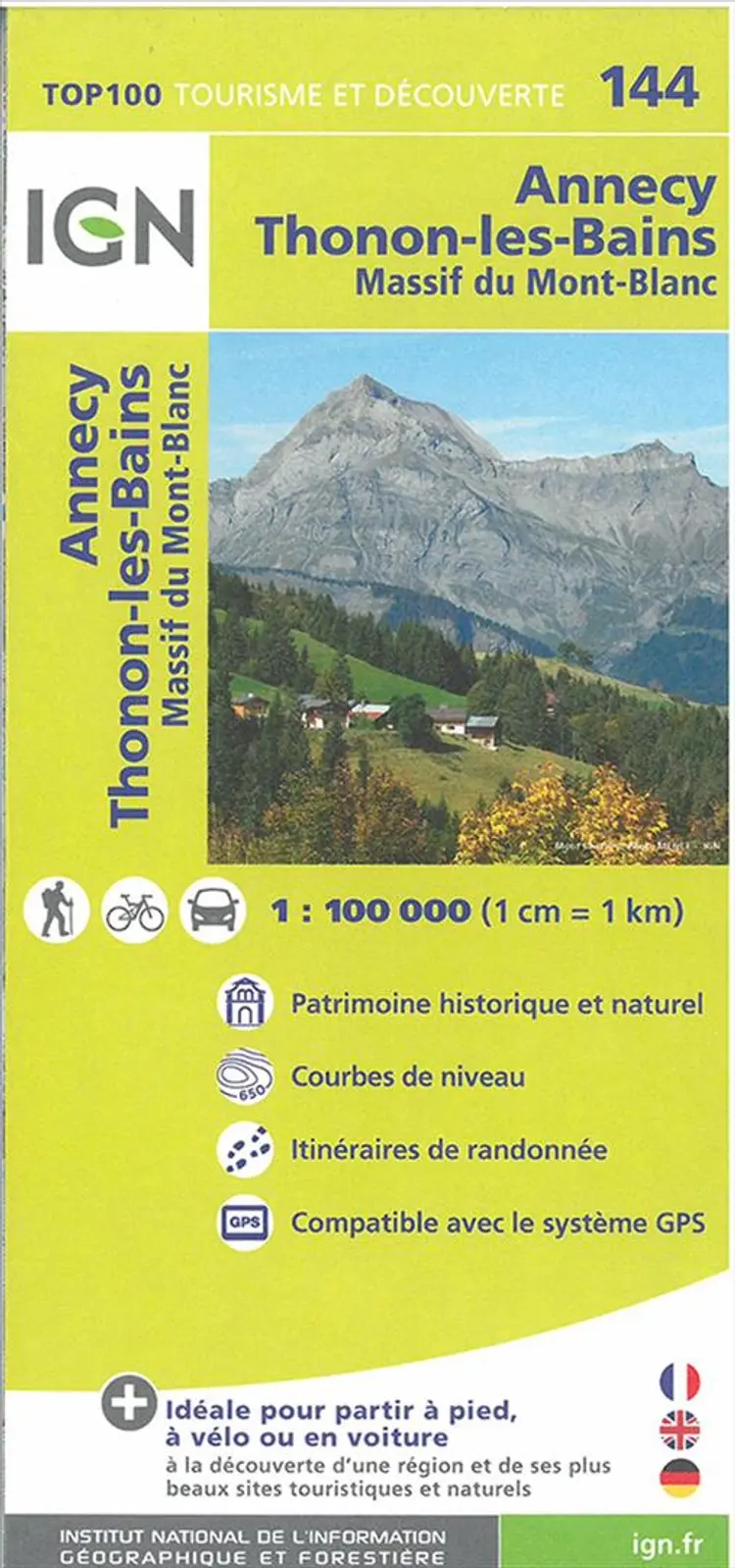 Annecy - Thonon-les-Bains af IGN