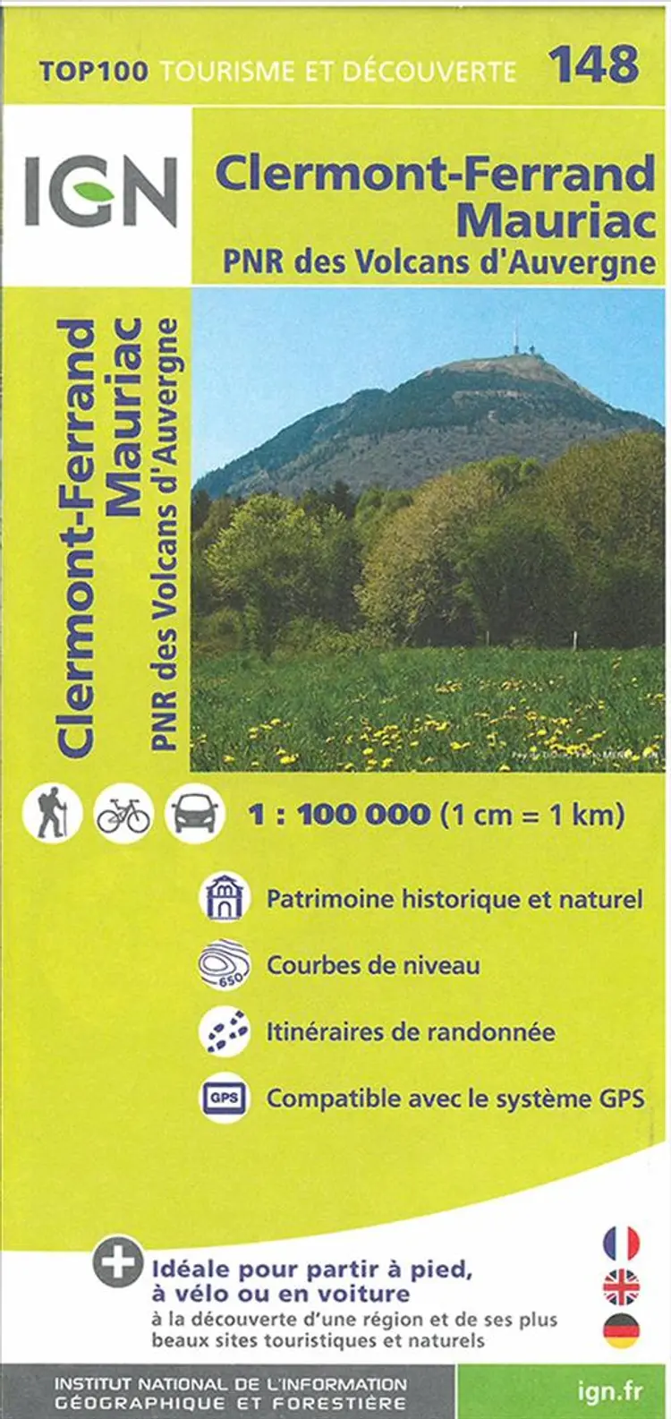 TOP100: 148 Clermont-Ferrand - Mauriac af IGN