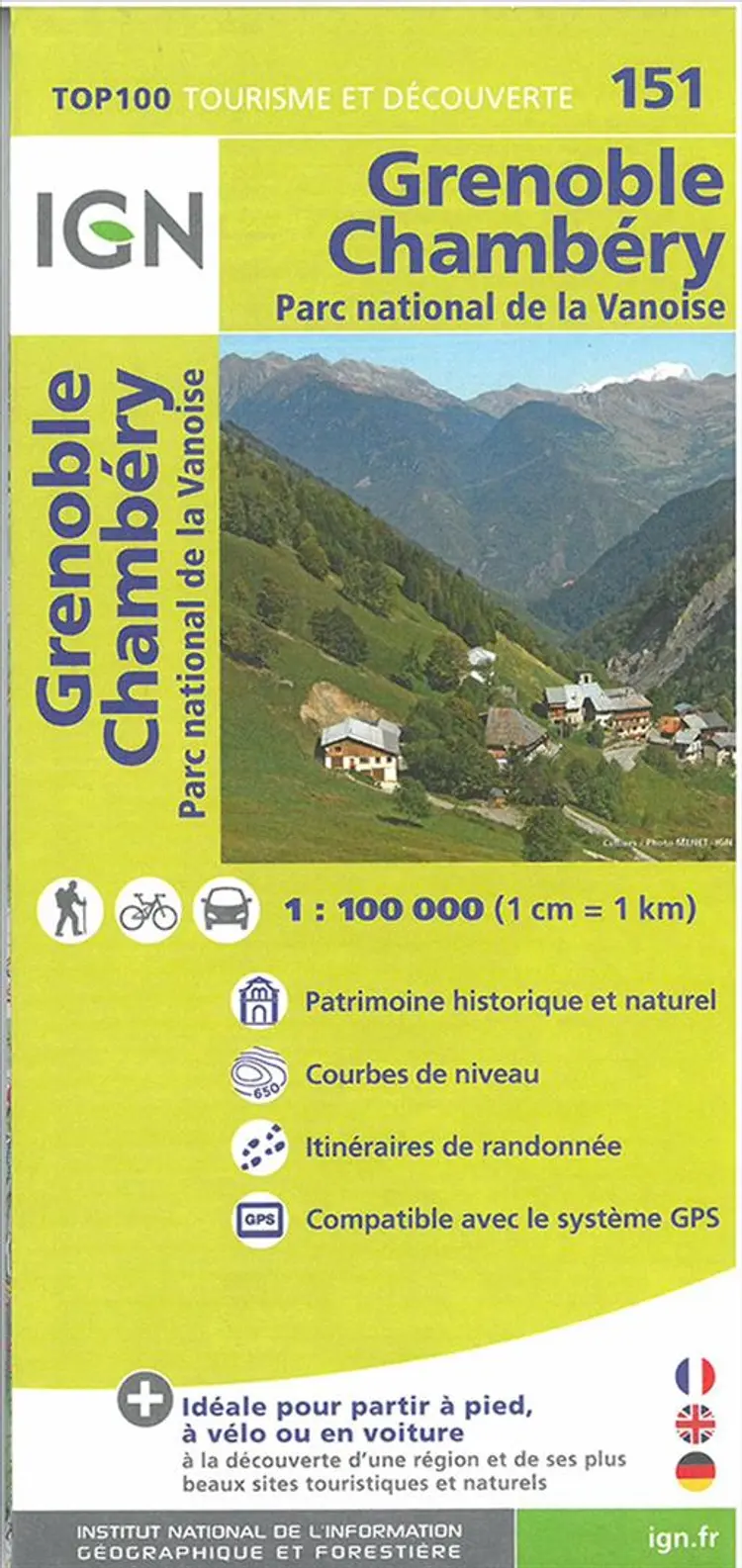 Grenoble - Chambéry af IGN