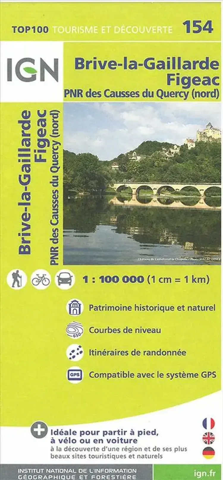 Brive-la-Gaillarde - Figeac af IGN