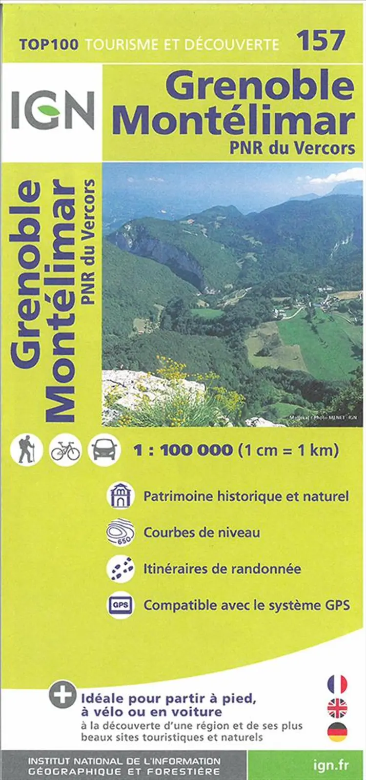 TOP100: 157 Grenoble - Montélimar af IGN