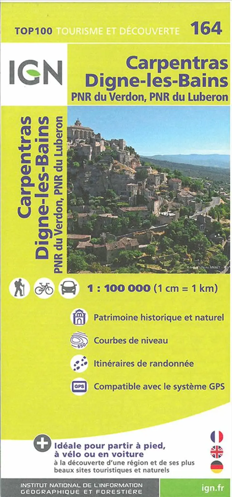 TOP100: 164 Carpentras - Digne-Les-Bains af IGN
