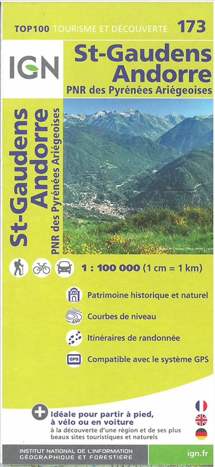 St-Gaudens - Andorre af IGN