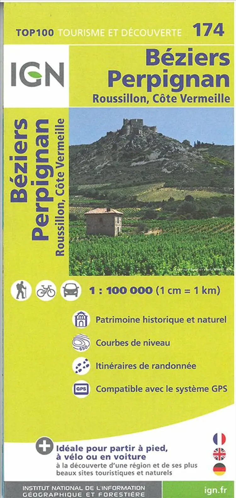 Béziers - Perpignan af IGN