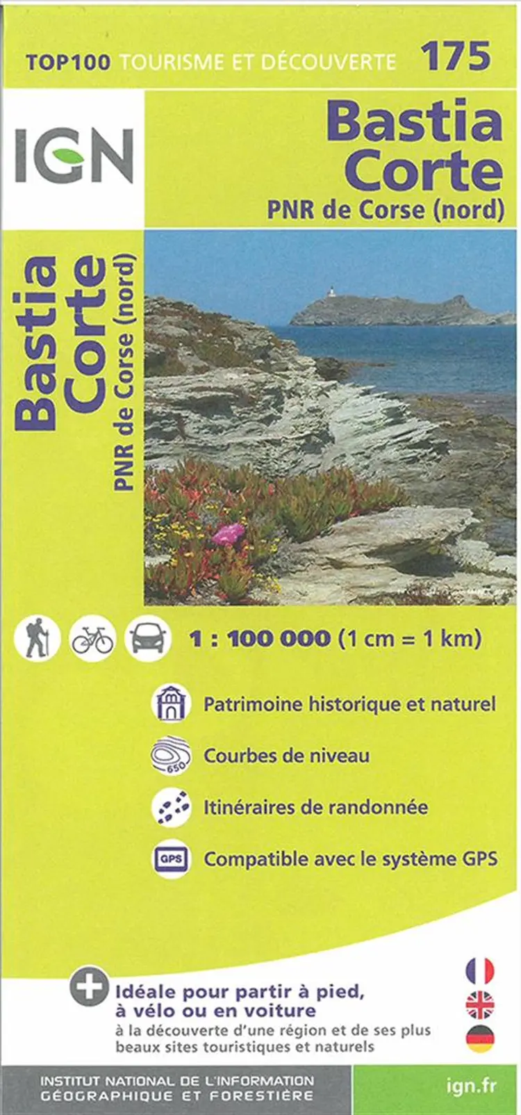 Bastia - Corte af IGN