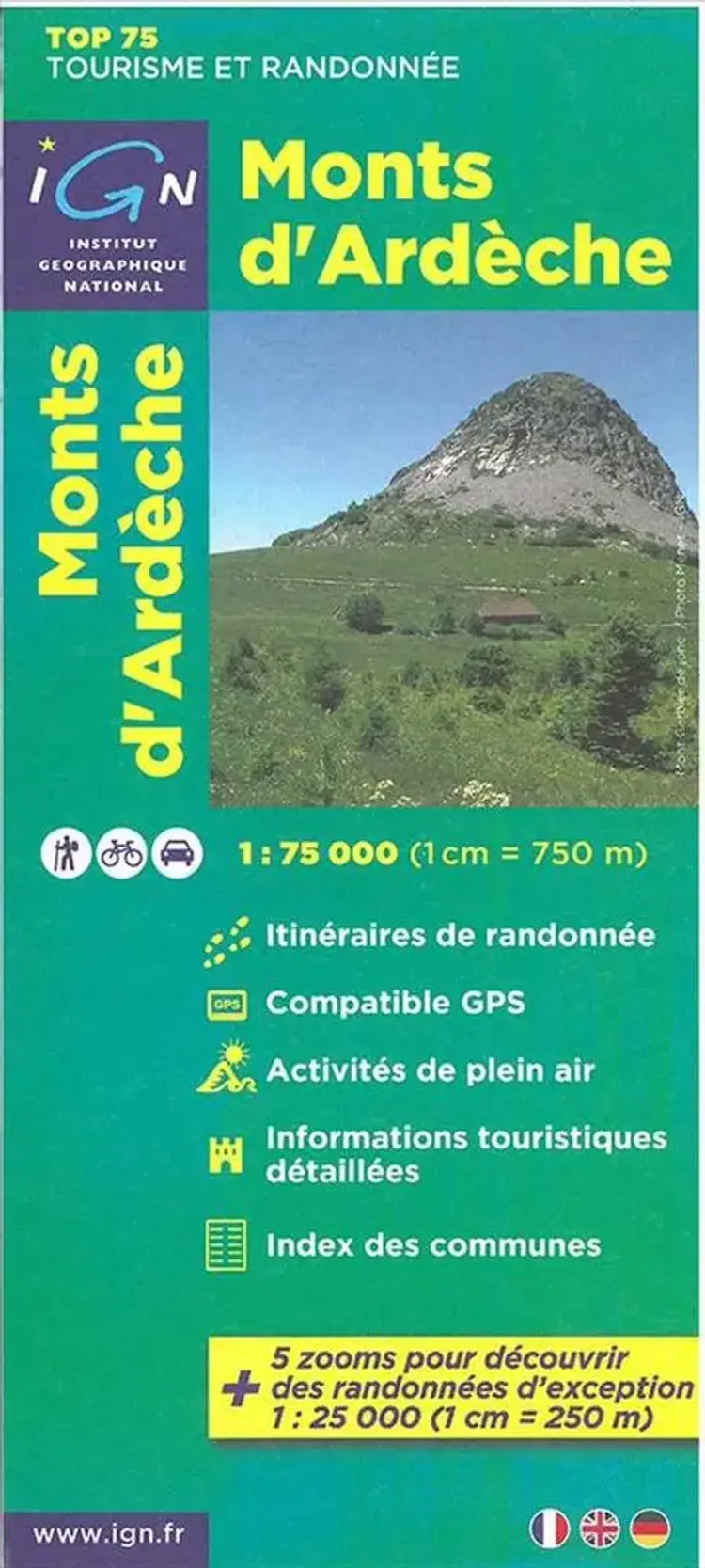 TOP75: 75014 Monts d'Ardêche af IGN