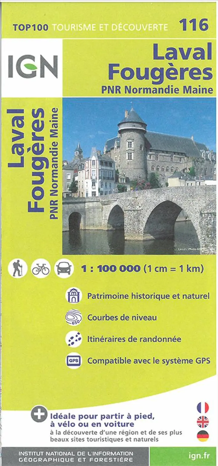TOP100: 116 Laval - Fougères af IGN