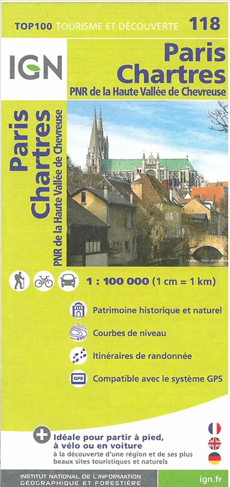 TOP100: 118 Paris - Chartres af IGN