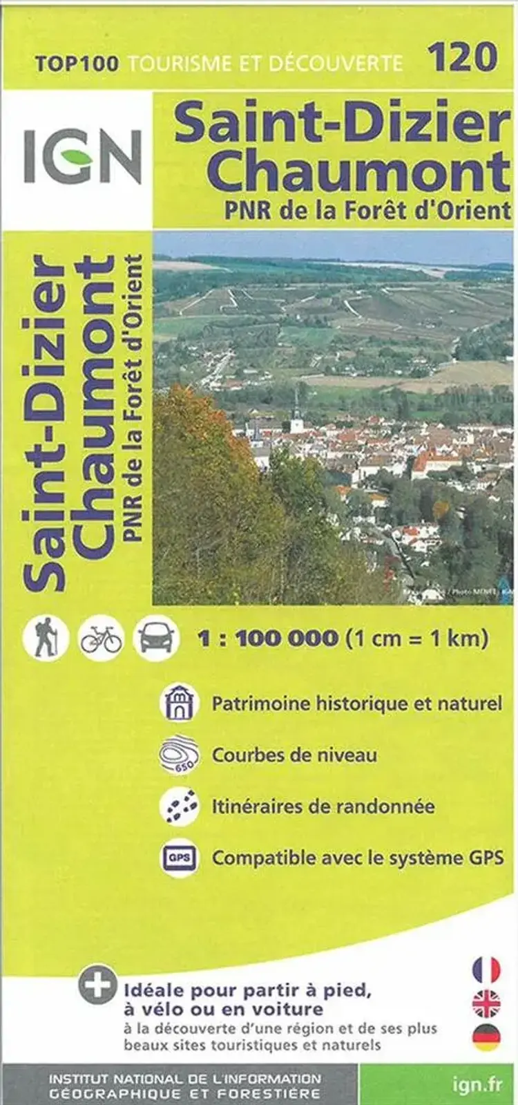 St-Dizier - Chaumont af IGN