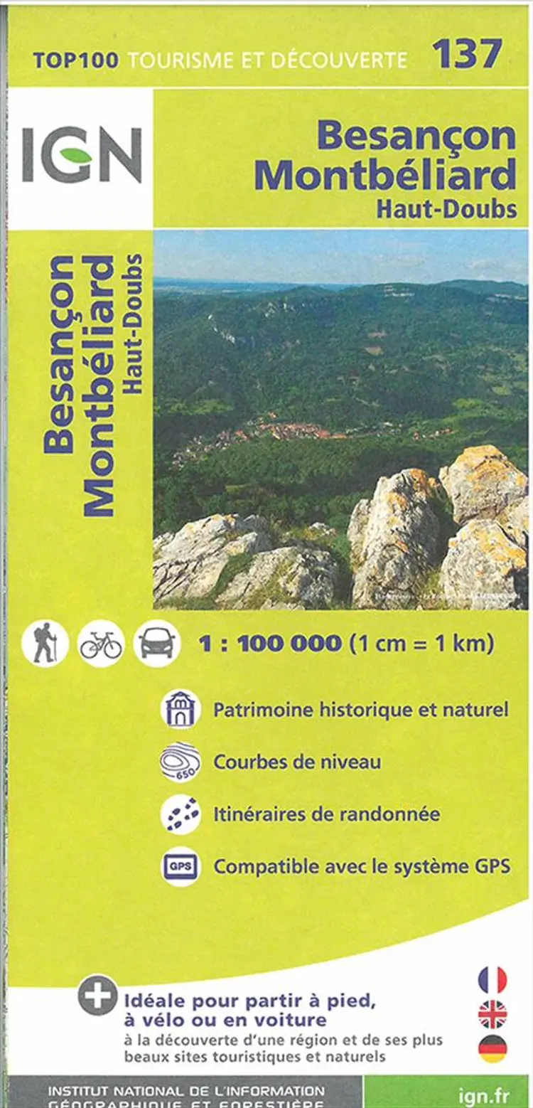 TOP100: 137 Besancon - Montbéliard af IGN