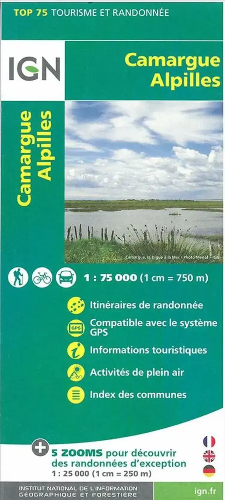 TOP75: 75033 Camargue Alpilles af IGN