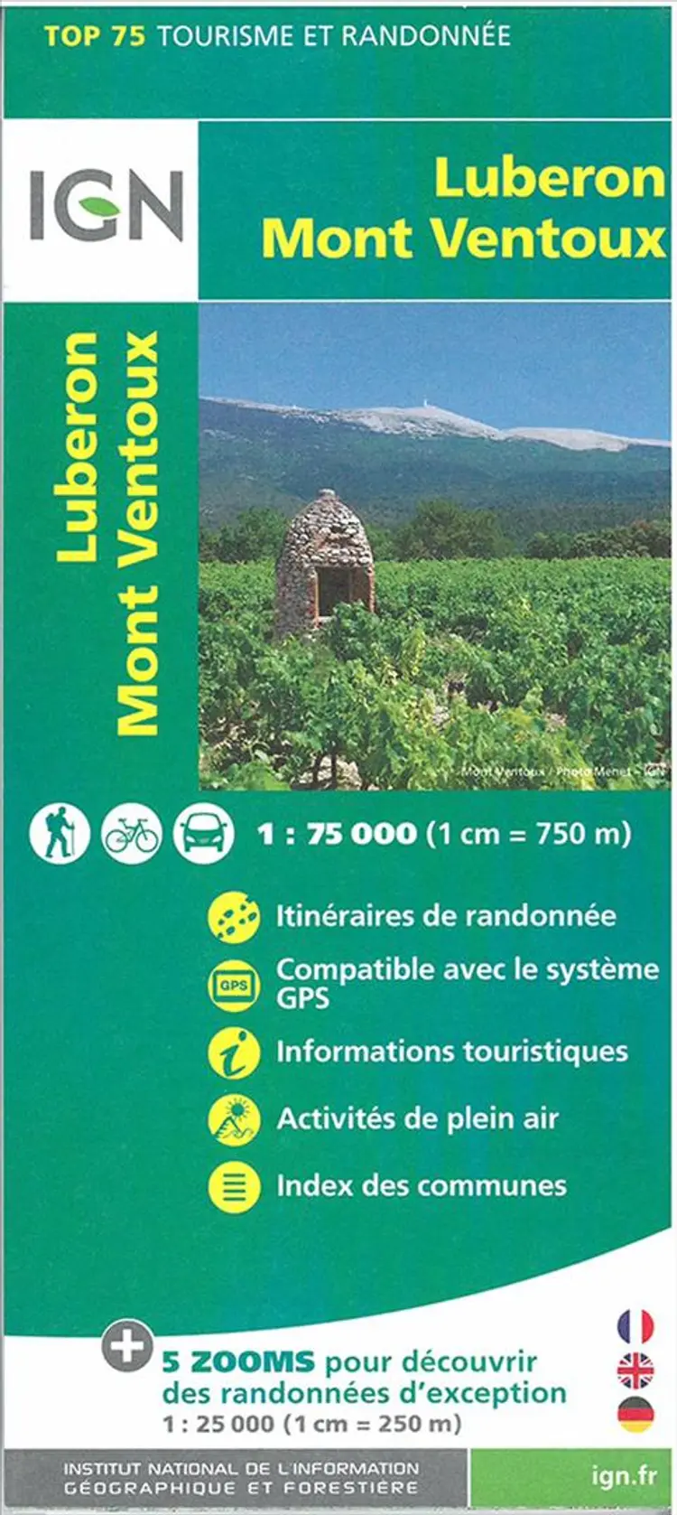 TOP75: 75034 Luberon - Mont-Ventoux af IGN