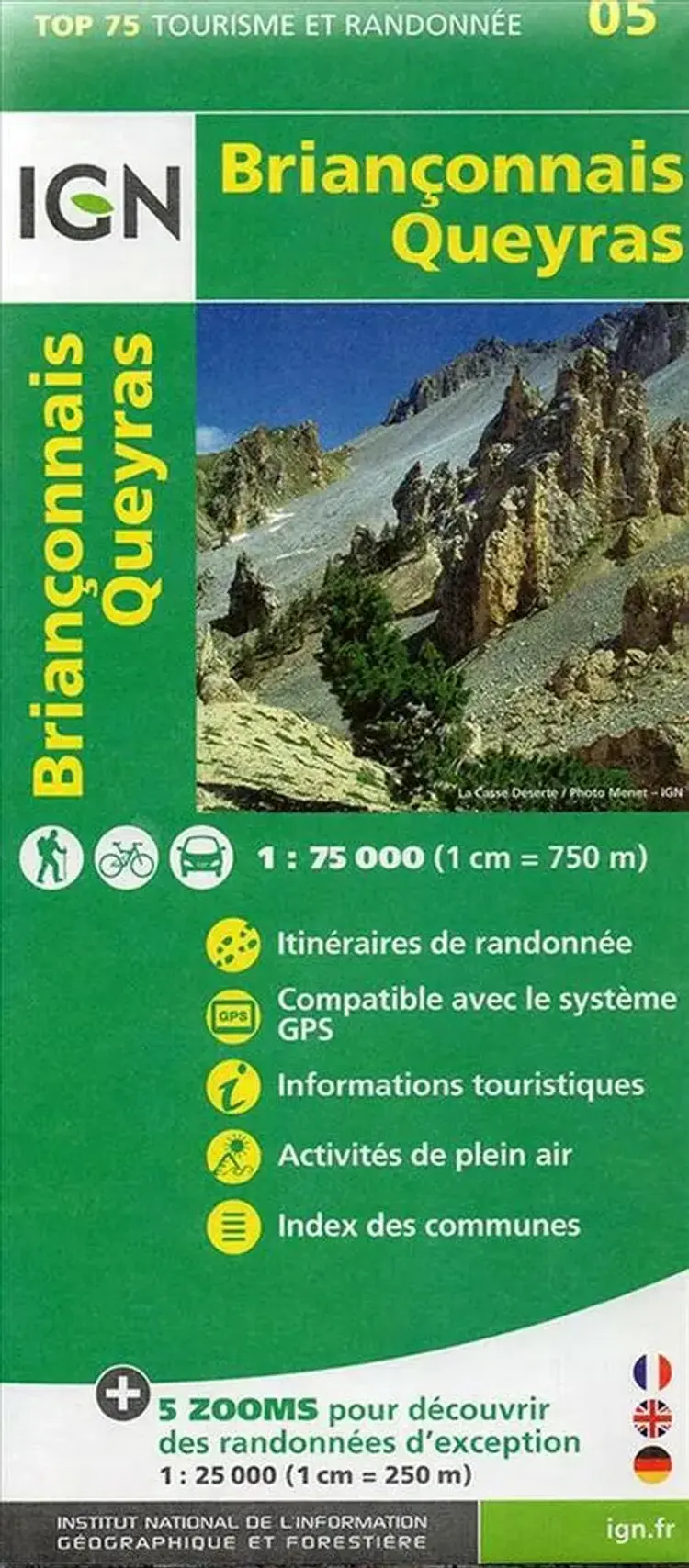 TOP75: 75005 Brianconnais - Queyras af IGN