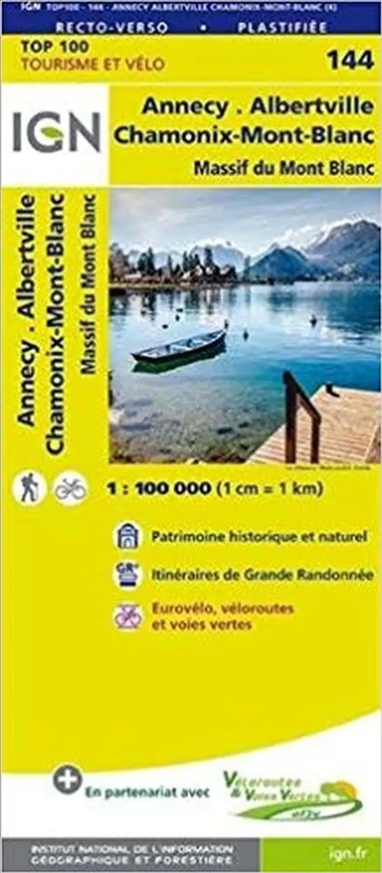 TOP100: 144 Annecy - Albertville Chamonix-Mont-Blanc af IGN