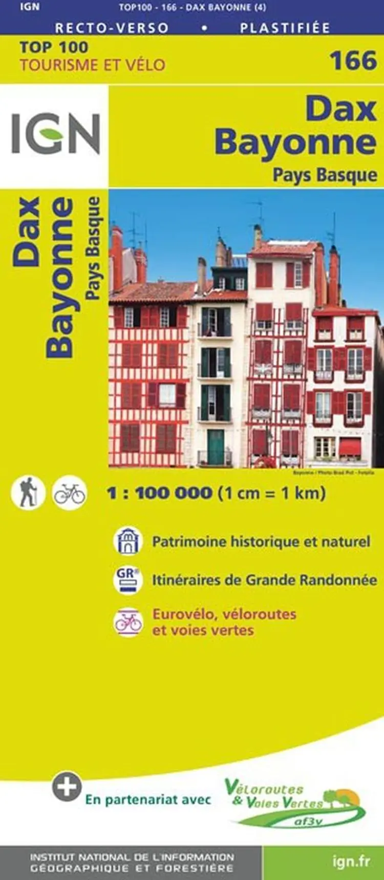 TOP100: 166 Dax - Bayonne : Pays Basque - IGN af IGN