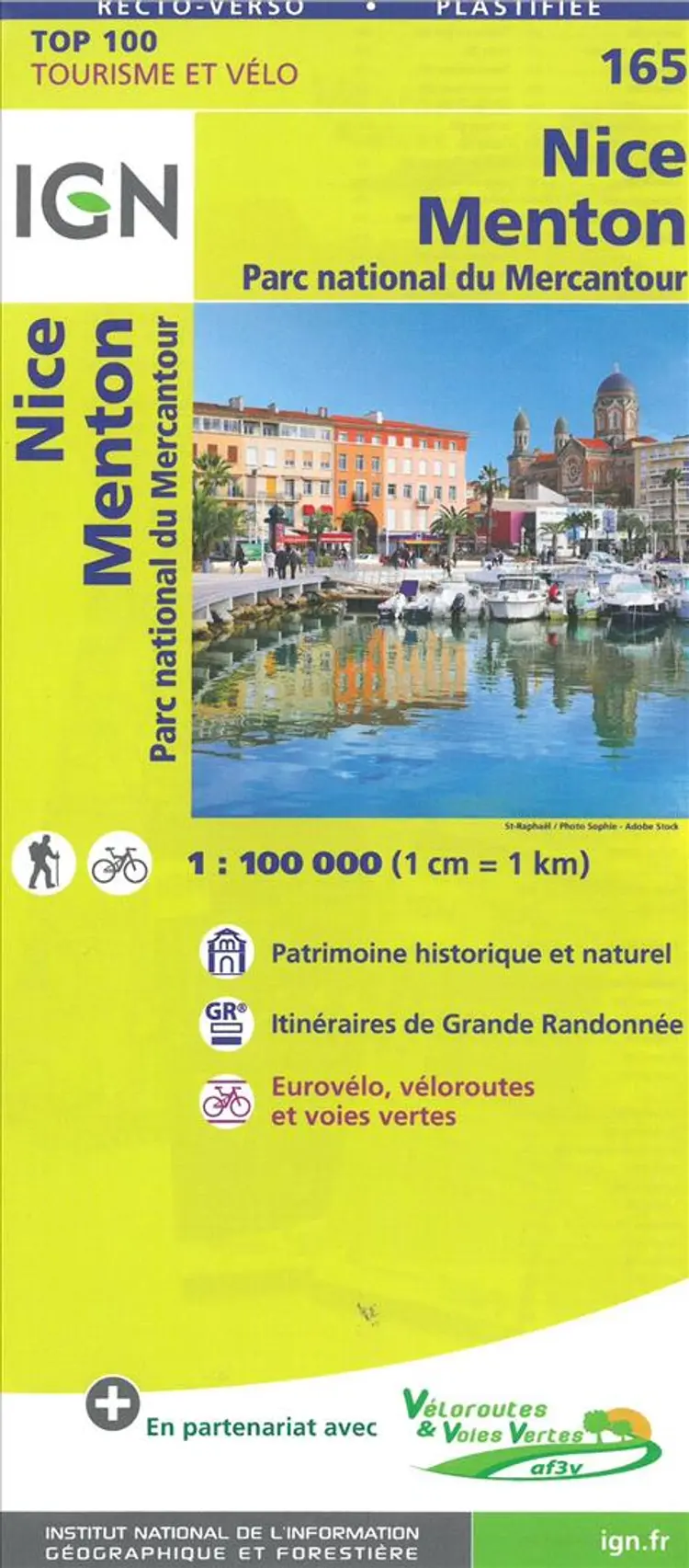 TOP100: 165 Nice - Menton - Parc National du Mercantour af IGN
