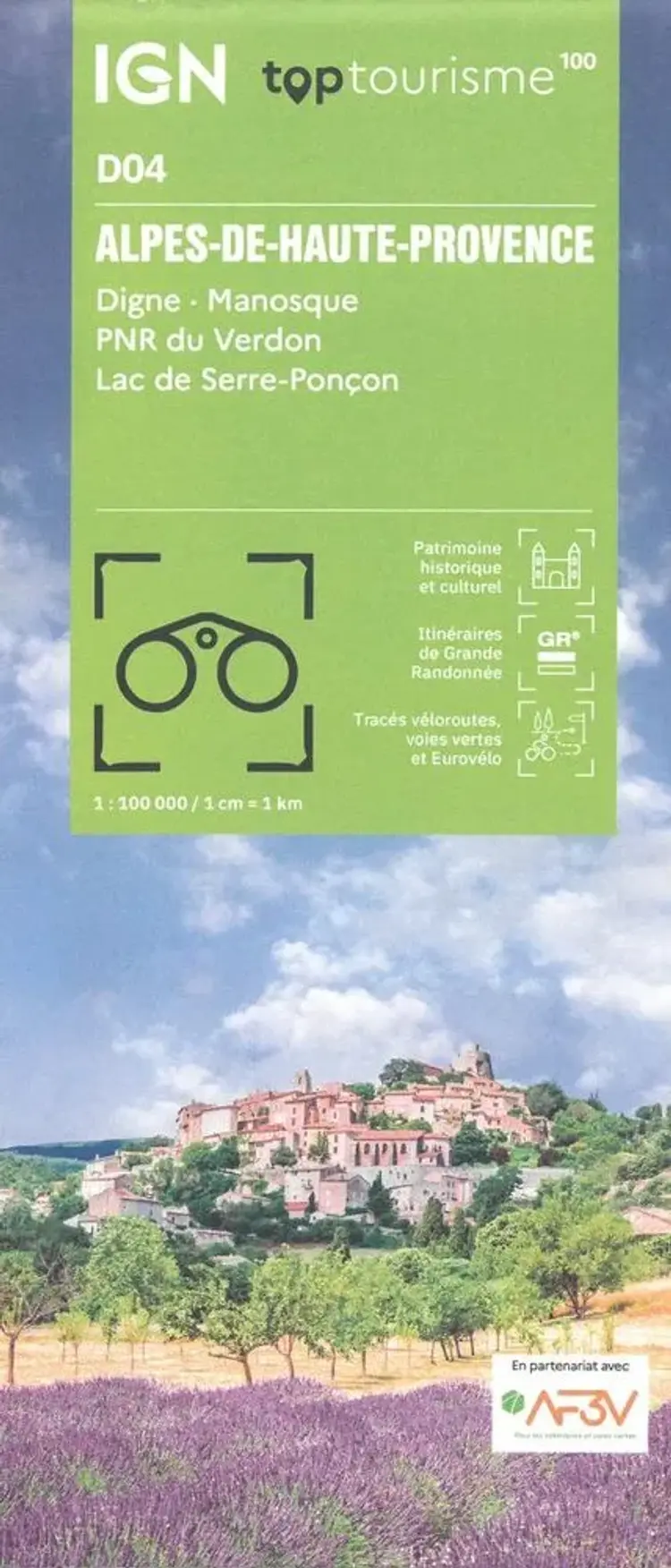 TOP100: D04: Alpes-de-Haute-Provence - Digne Manosque PNR Verdon Lac de Serre-Poncon af IGN