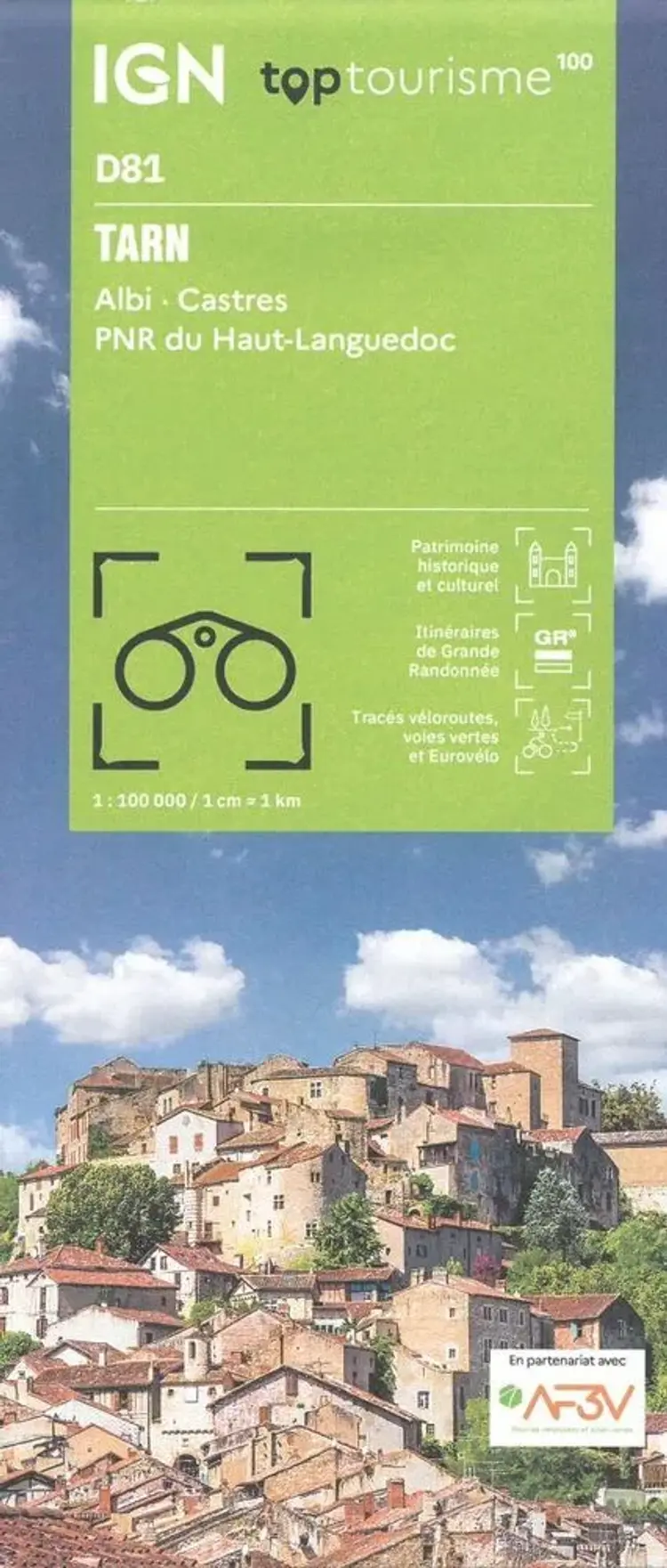 TOP100: D81: Tarn - Albi Castres PNR du Haut-Languedoc af IGN
