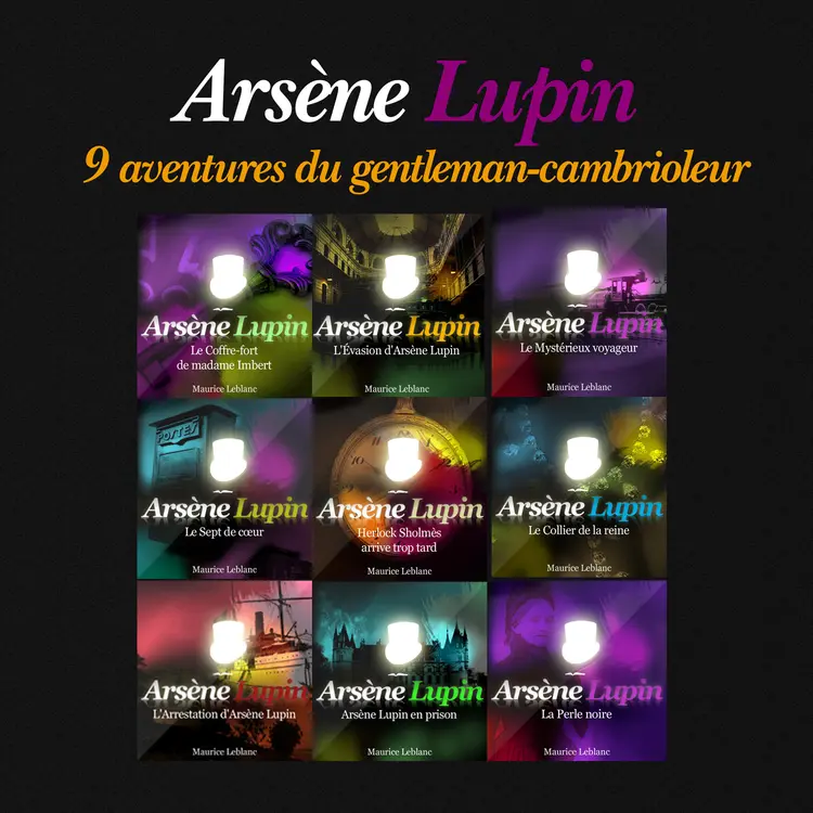 9 aventures d'Arsène Lupin, gentleman cambrioleur af Maurice Leblanc
